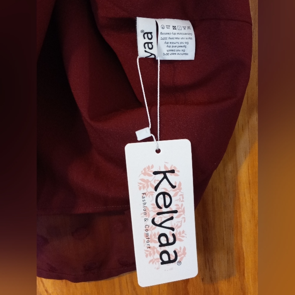 NWT Chiffon Swiss Dot Mini Dress - Picture 4 of 8